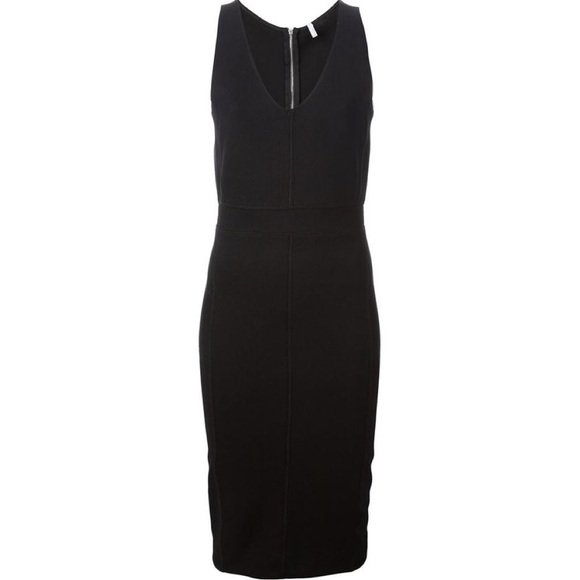 Faith Connexion V-neck Jersey Black Dress - Picture 2 of 9